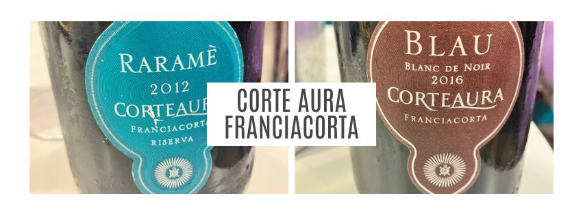 Raramé 2021 Corte Aura Franciacorta RIserva
Blau Blanc de Noirs 2016 
Corteaura Franciacorta