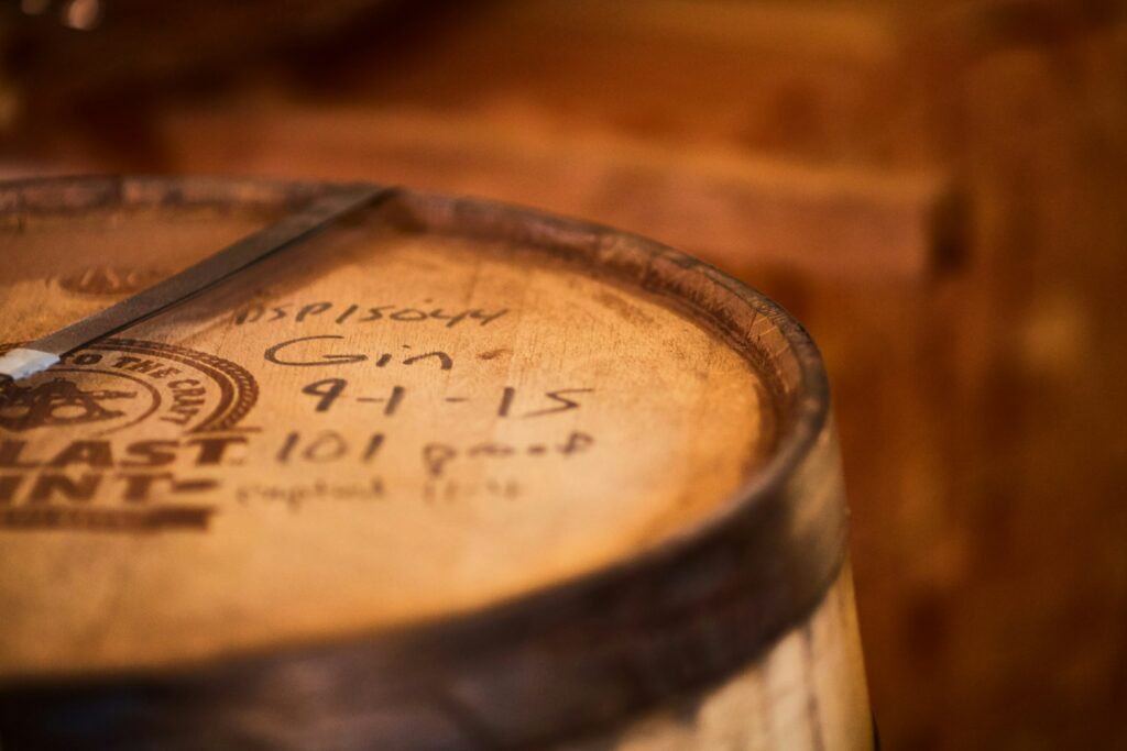 barrels for gin maturation